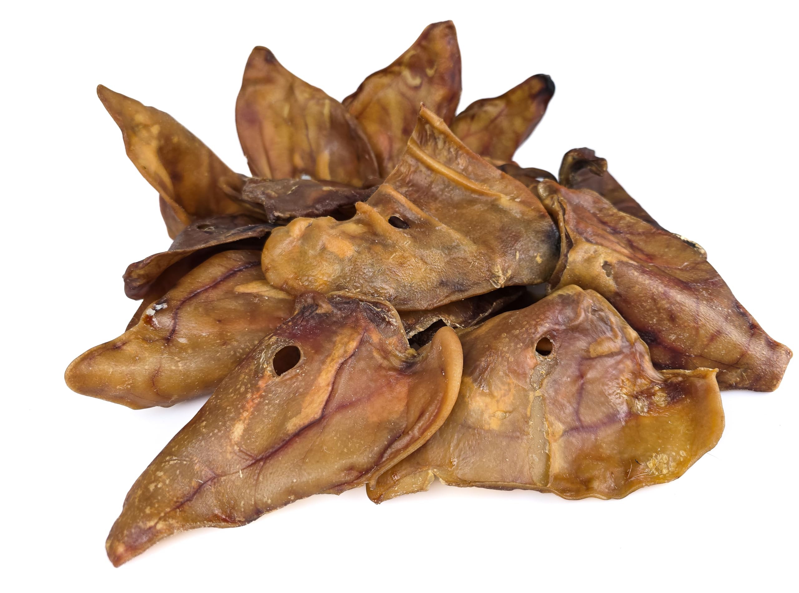 HERONS 50x Premium Pig Ears XL - EXTRA LARGE, PREMIUM PIG EARS - 100% Natural Dog Treats Chews, Perfect for BARF Diet