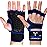 FITNESS FORCE Ventilated Weightlifting Gloves Workout Gloves for Men & Women with Built-in Wrist Wraps Fingerless Gym Gloves for Men Perfect for Exercise Fitness, Weight Lifting, Cross Training