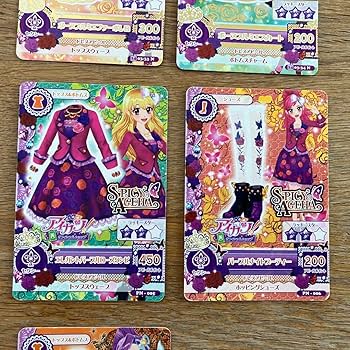 Amazon.co.jp: アイカツカード 紫吹蘭 スパイシーアゲハ 6枚