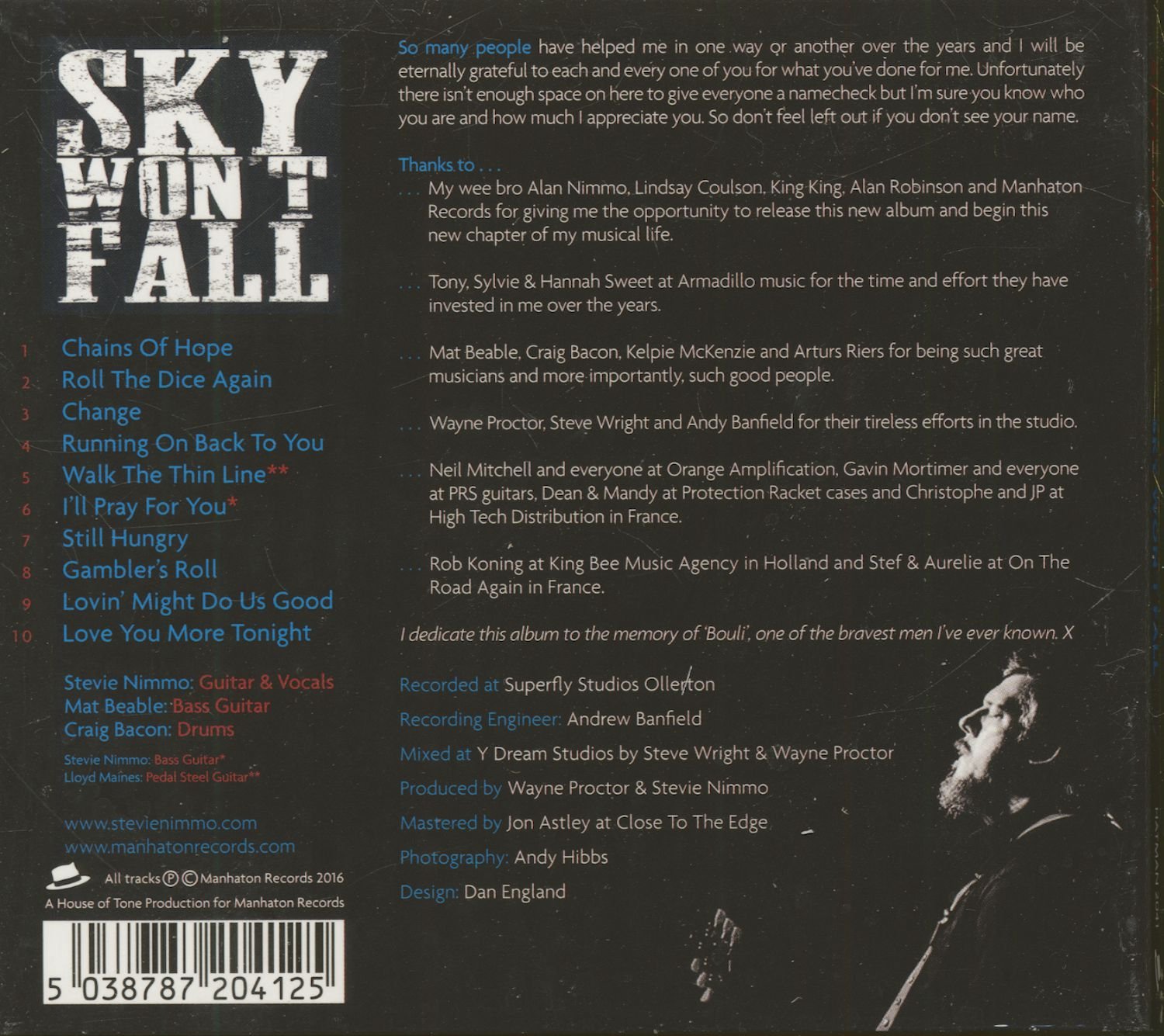 Sky Won't Fall