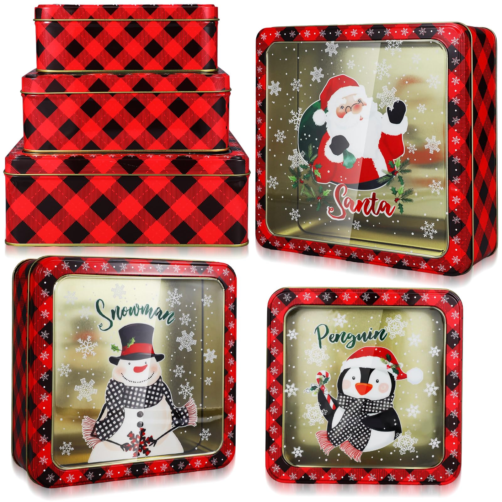Operitacx Boîte à Biscuits de Noël en céramique GNOME avec Couvercle hermétique