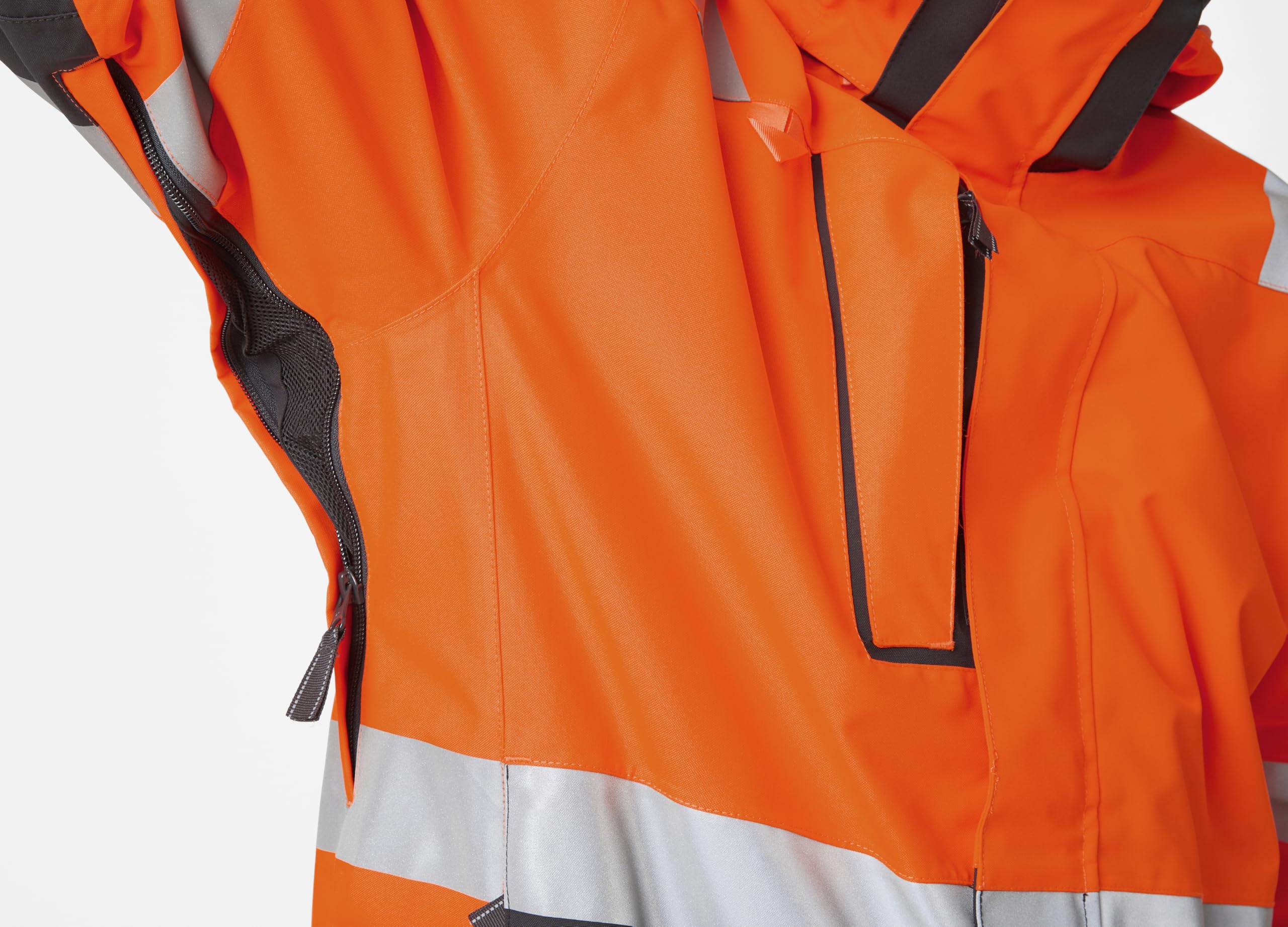 Helly-Hansen Herren Arbeitskleidung Alna 2.0 Shell Jacke - Wasserdicht, winddicht, atmungsaktiv, Sicherheitsjacke mit hoher Sichtbarkeit