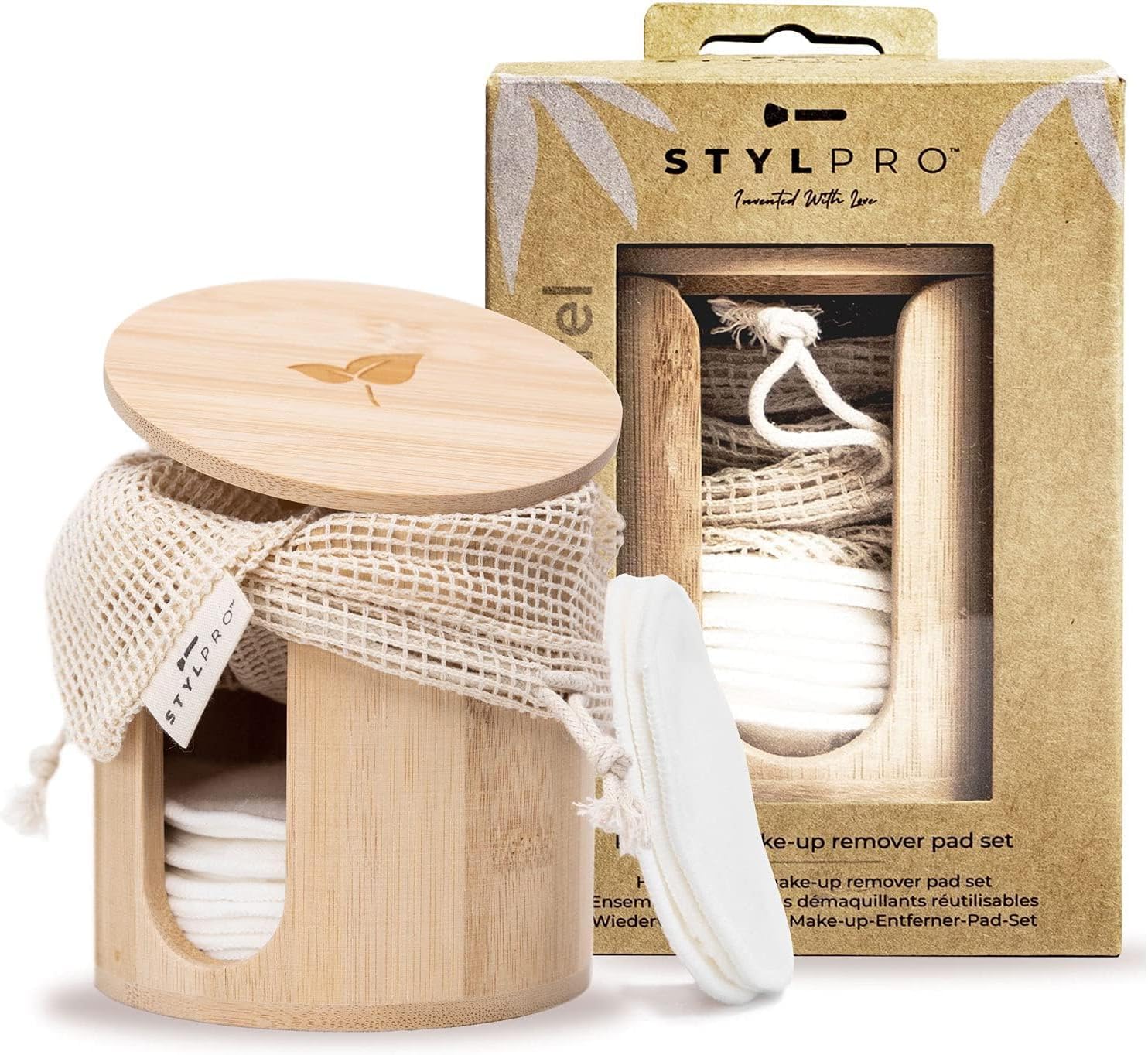 Stylpro Reusable Bamboo Makeup Remover Pads (Gift Set)