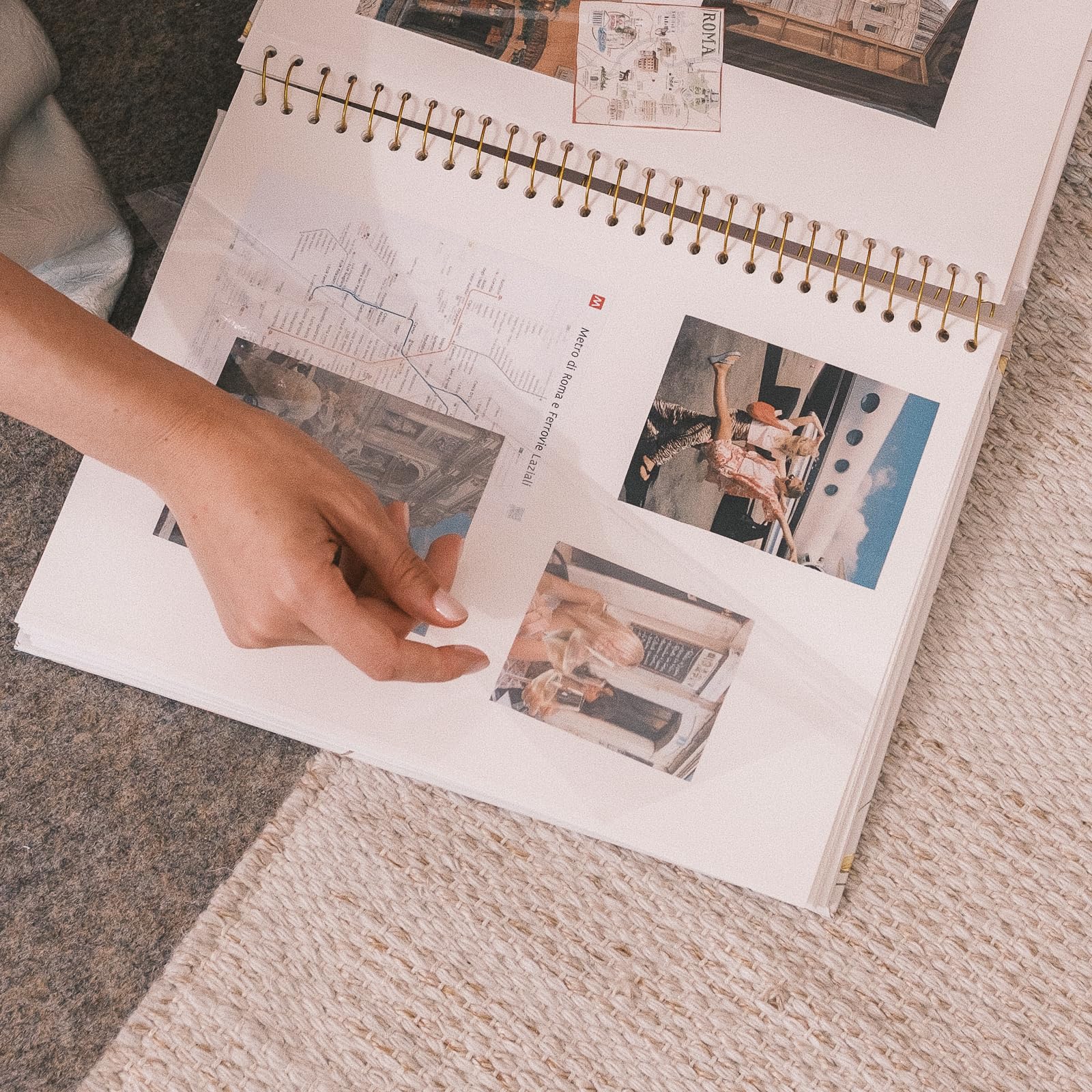 Kokonote Photo Album Self Adhesive - Jour Florale | 9x12 inches - 24x32 cm, 15 Double Sided Pages, Polaroid Photo Album, Scrapbook, Memory Book, Travel Gift Ideas