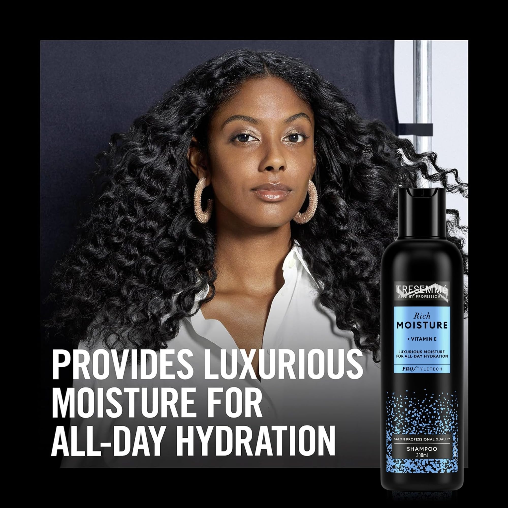 Shampoo and Conditioner Moisture Set 2 × 300 ml, Black And White, 300 ml (Pack of 2) - Image 2