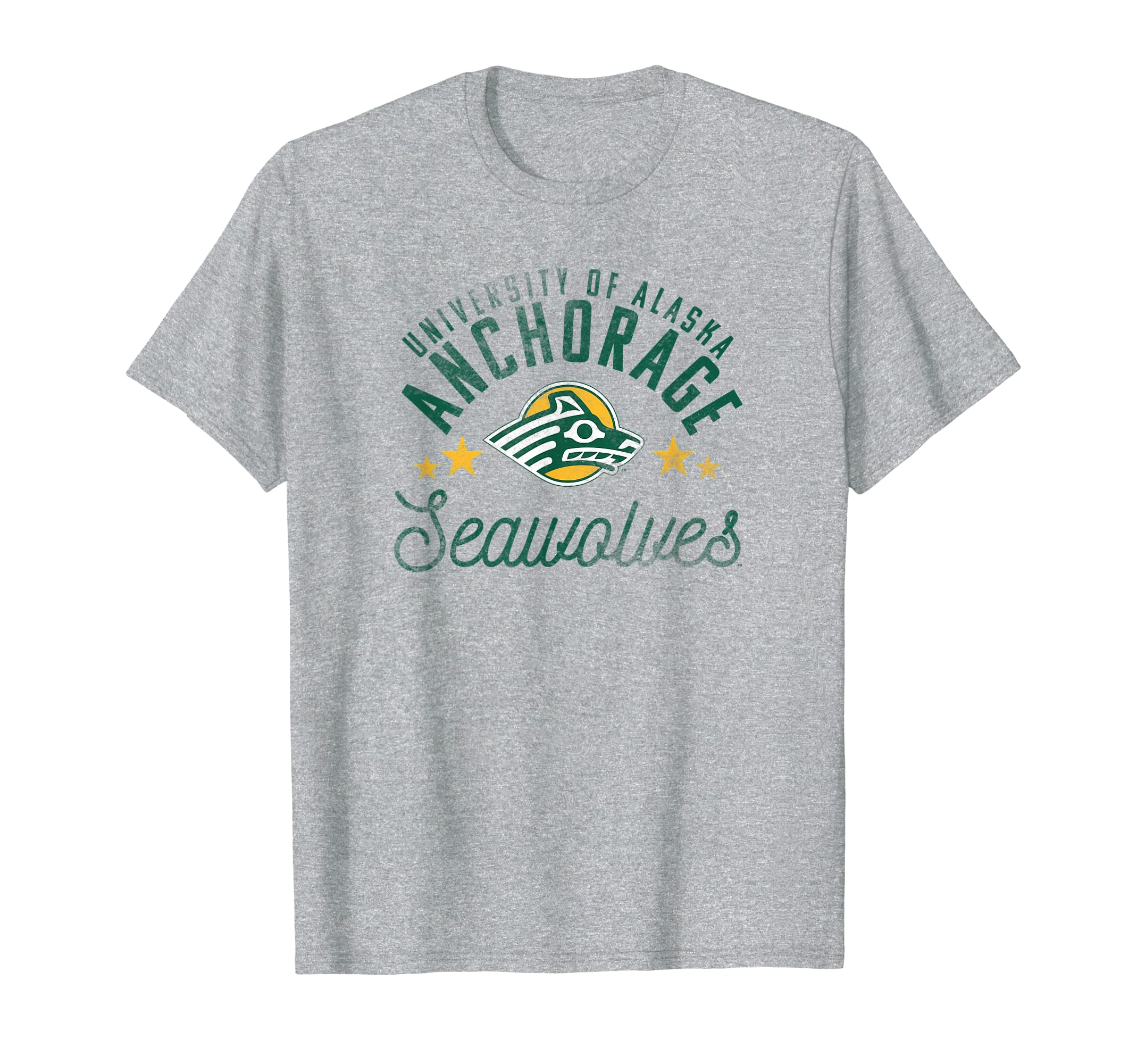 University of Alaska Anchorage Seawolves Logo T-ShirtOEKO-TEX STANDARD 100
