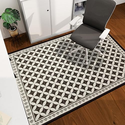 Office Chair Mat for Hardwood Floor, 60'x45' Easy Glide Computer Desk Mat Protector for Rolling Chair Under Desk Rug Non