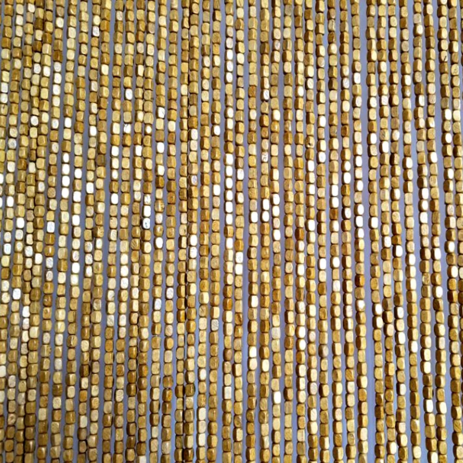 Bambusowa zasłona z koralikami do drzwi, drewniane koraliki, ścianka działowa, 131 żyłek, 130 cm x 140 cm, stylowa dekoracja do salonu, przyjazna dla środowiska, akcesoria do domu