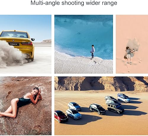 Miniatura 4 de Dron con cámara 4K para adultos y niños, dron plegable con control remoto FPV con funda de transporte, inicio de una tecla, retención de altitud,