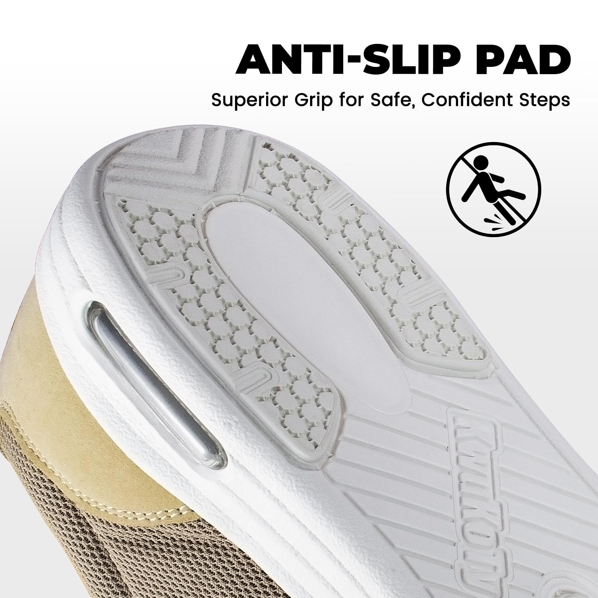 Diabetiker Schuhe Herren Damen, Orthopädische Schuhe Extra Weit | Anpassbare 3-lagige Einlegesohle, leichter Klettverschluss, stoßdämpfendes Luftpolster und rutschfeste Laufsohle