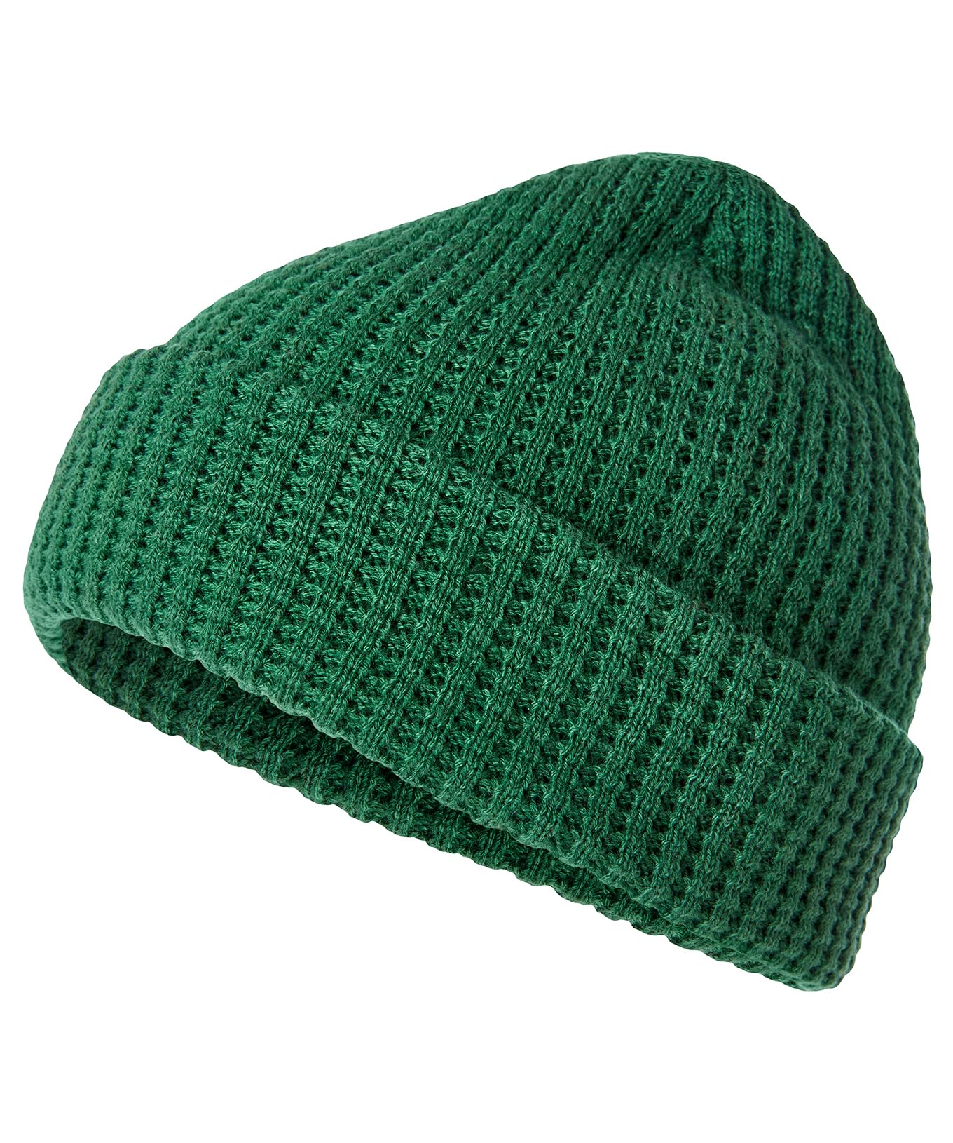 Joe Browns Men's Fashion Waffle Knit Beanie Hat, Green, One Size