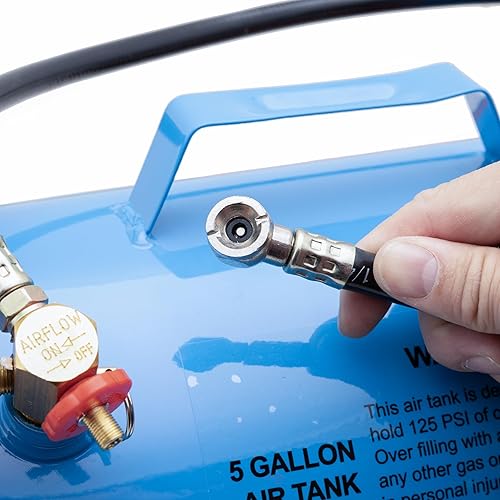 Miniatura 17 de TOOLUXE 30007L Sellador de cuentas de neumáticos de aire, asiento de cuentas de neumático de 5 galones para neumáticos, lanzador de cuentas