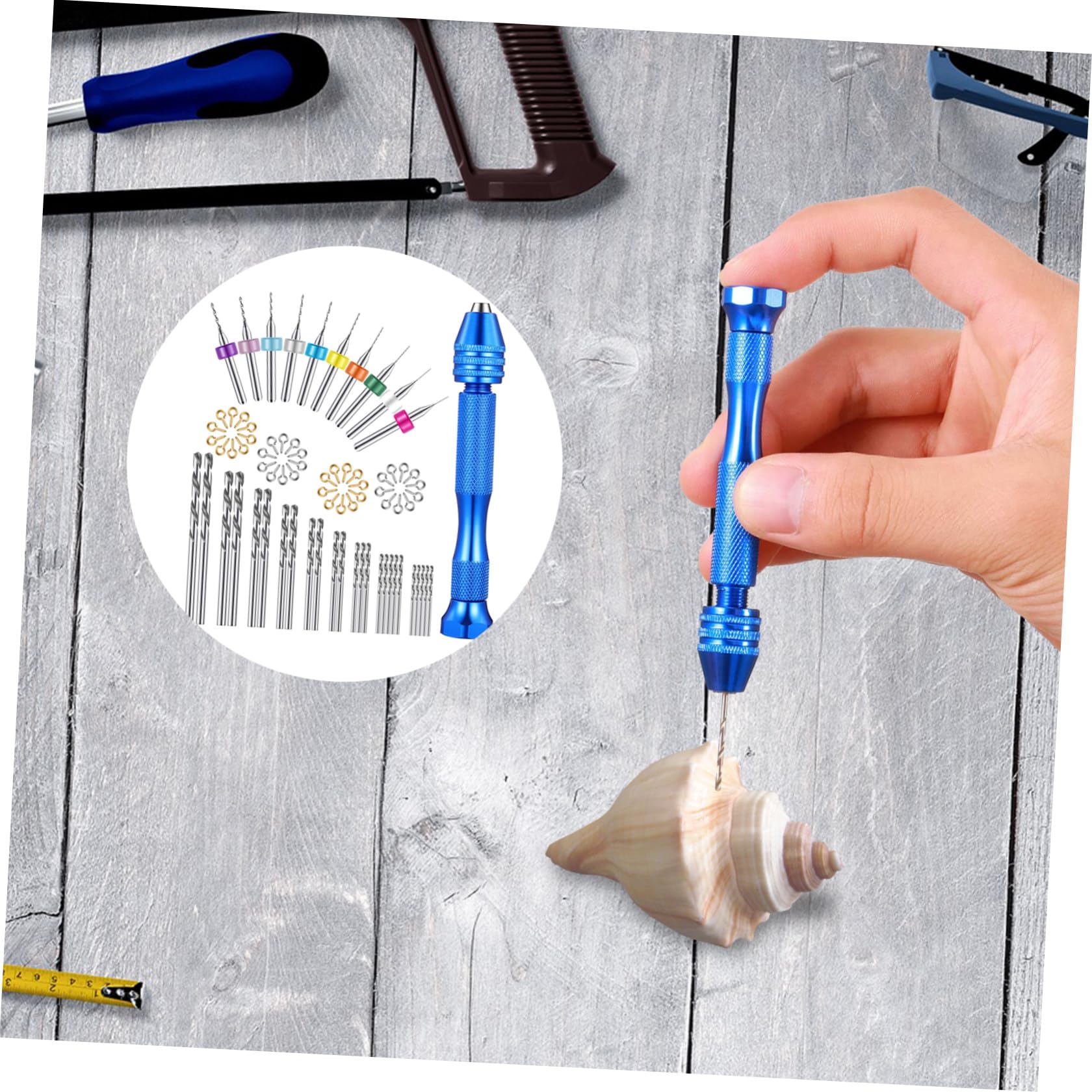 OSALADI 228pezzi Mini Punte Trapano e Strumento Precisione Per Hobby e Te Include Punte Elicoidali