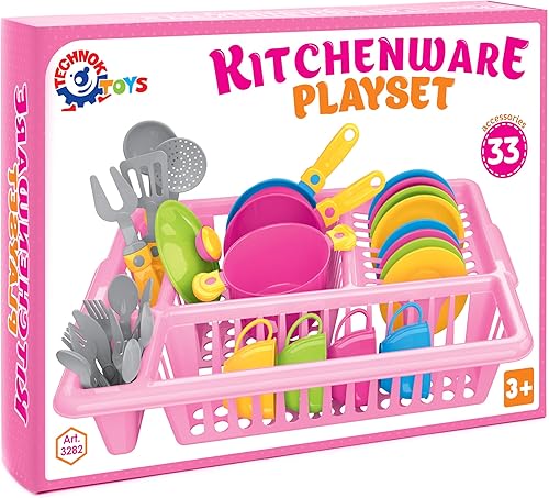 Miniatura 9 de Platos de juego para la cocina de los niños  Juego de platos de cocina de juego de simulación con escurridor  Juego de utensilios de cocina de