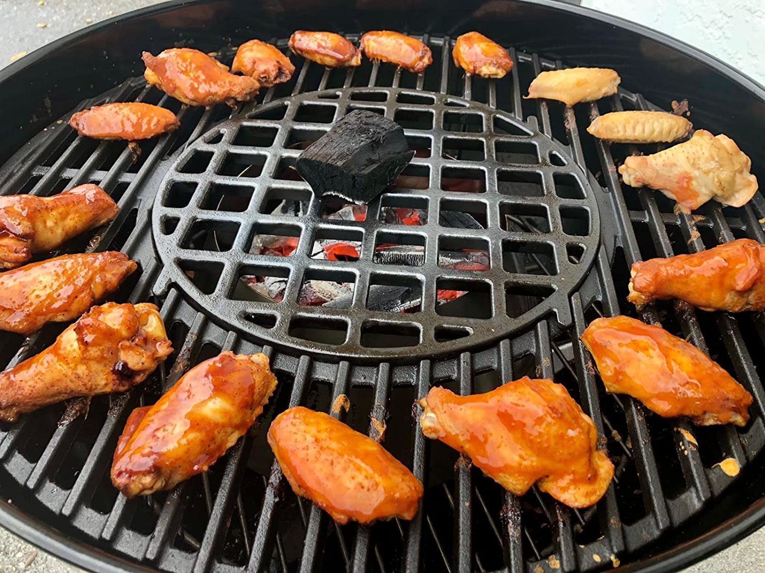 GFTIME BBQ Rejilla Parrilla Piezas de Repuesto Barbacoa Gas Niquelado Asado Accesorios para Weber 8835, se ajustan a las parrillas de carbón Parrilla Barbacoa de 57 cm (8835 parrilla de cocina)