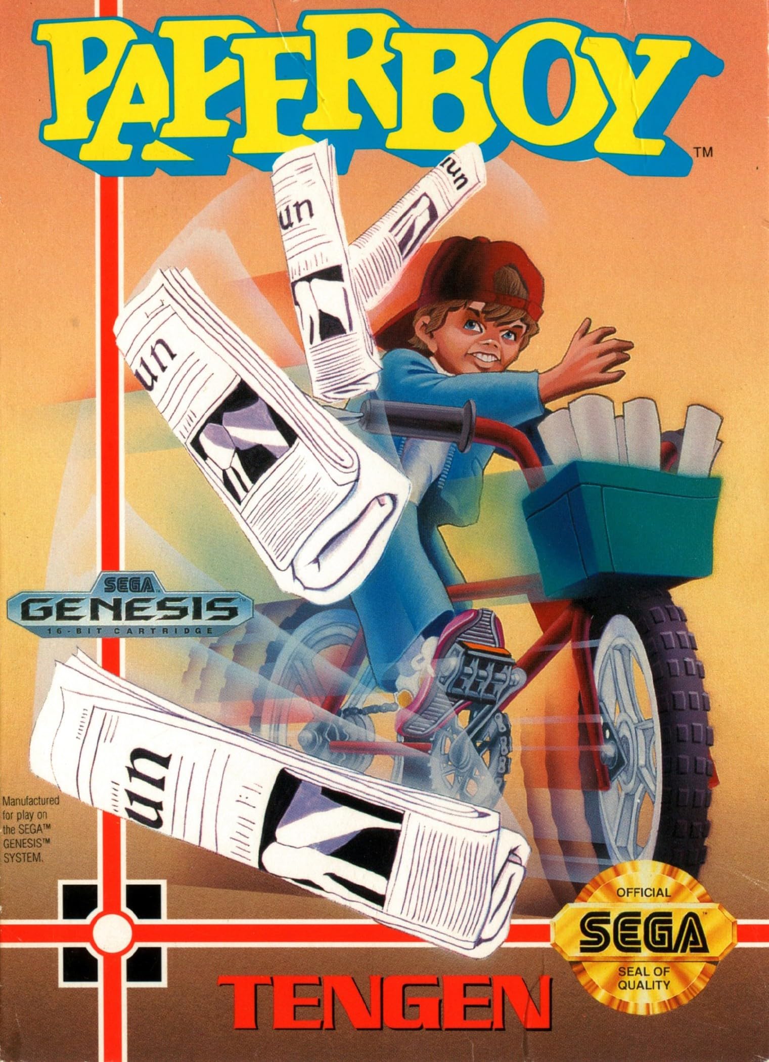 Paperboy (Renewed) - Sega Genesis - Very Good - Used Game