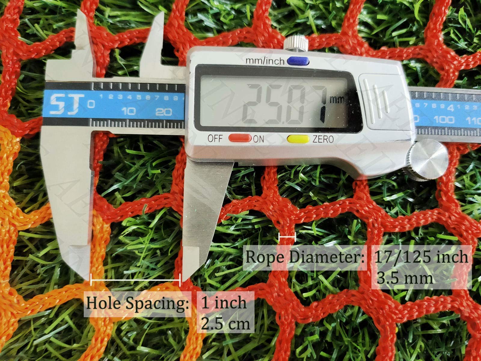 Red de Portería de Fútbol Red de béisbol con Rebote, Red de práctica de Golf, Red de Repuesto para portería de fútbol, Red para atrapar Pelotas, Red Deportiva, Red de bateo, Red de Tenis, aro de balo