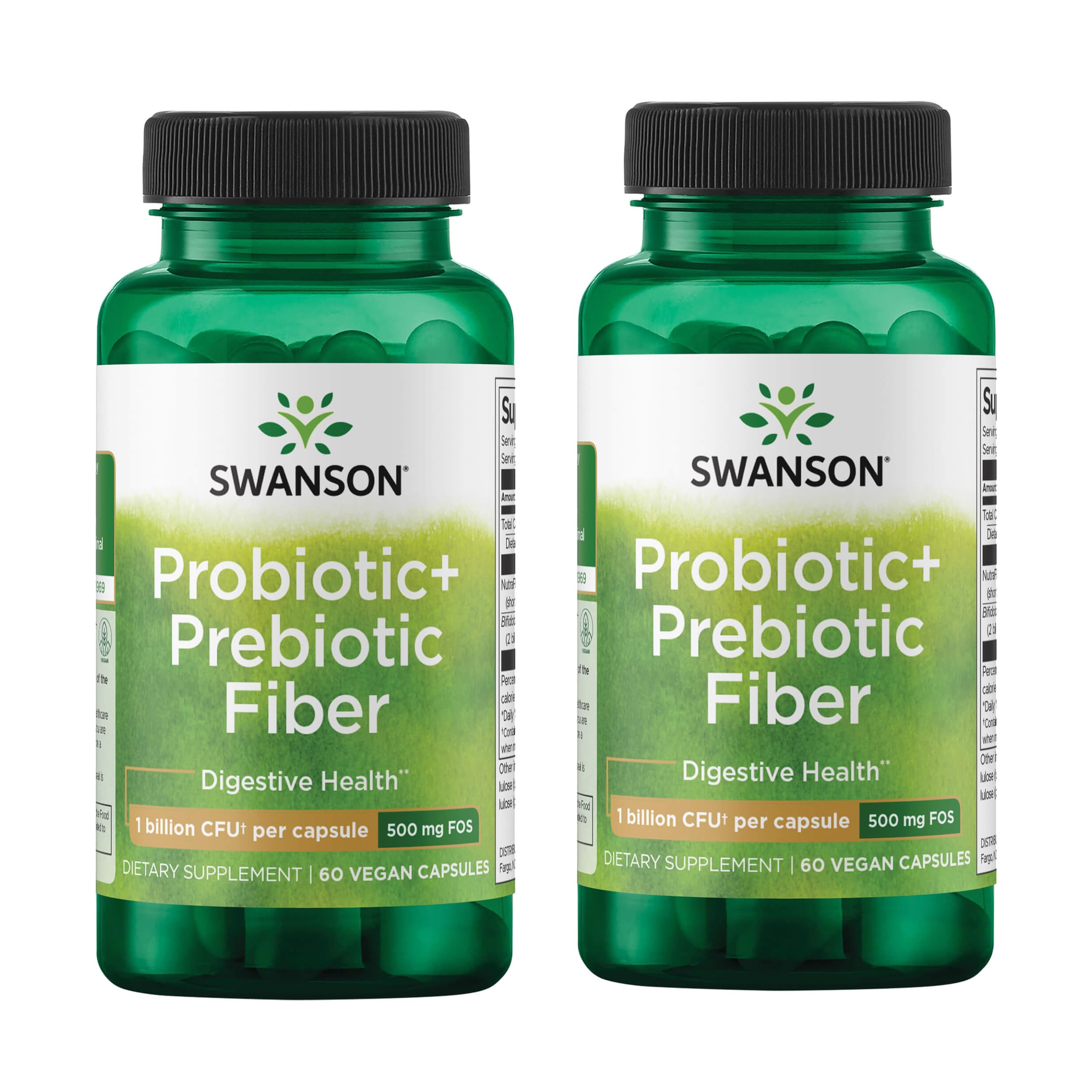 Swanson Prebiotic + Probiotic Fiber 2 Pack