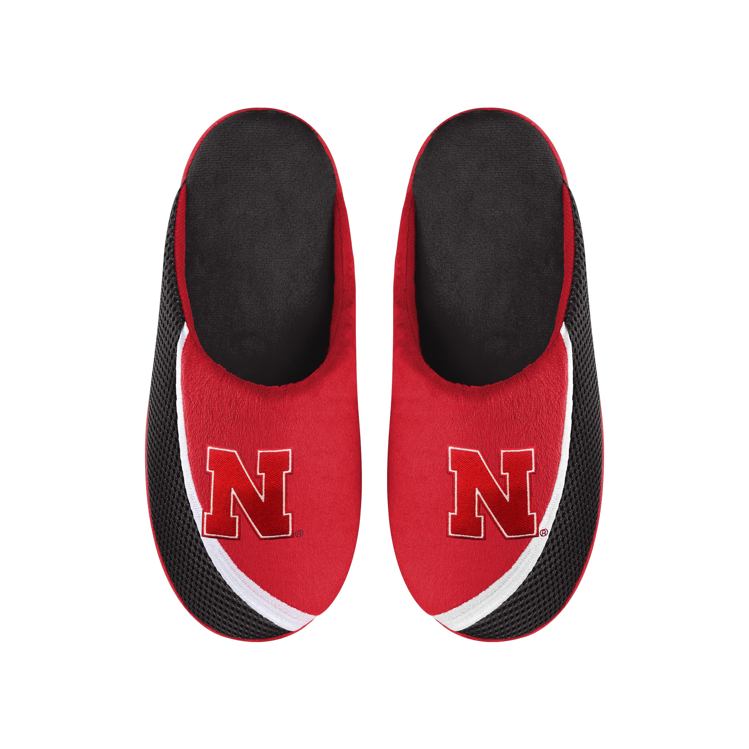 FOCO Men's NCAA 2022 Big Logo Color Edge Slipper