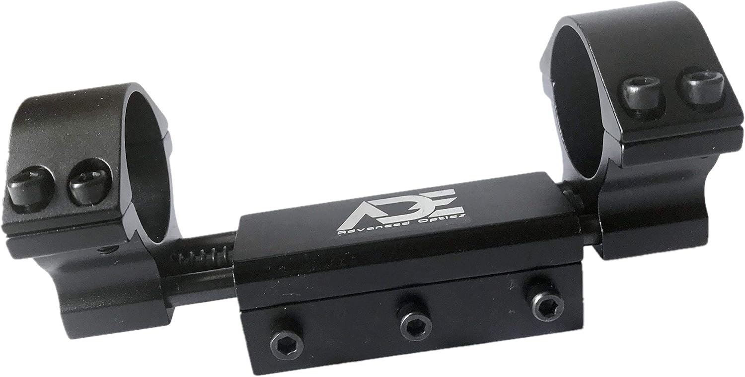 Ade Advanced Optics High Profile Zero Recoil Mount,25.4mm 30mm Rifle Scope Rings, Fits Picatinny Weaver Rail with Stop Pin