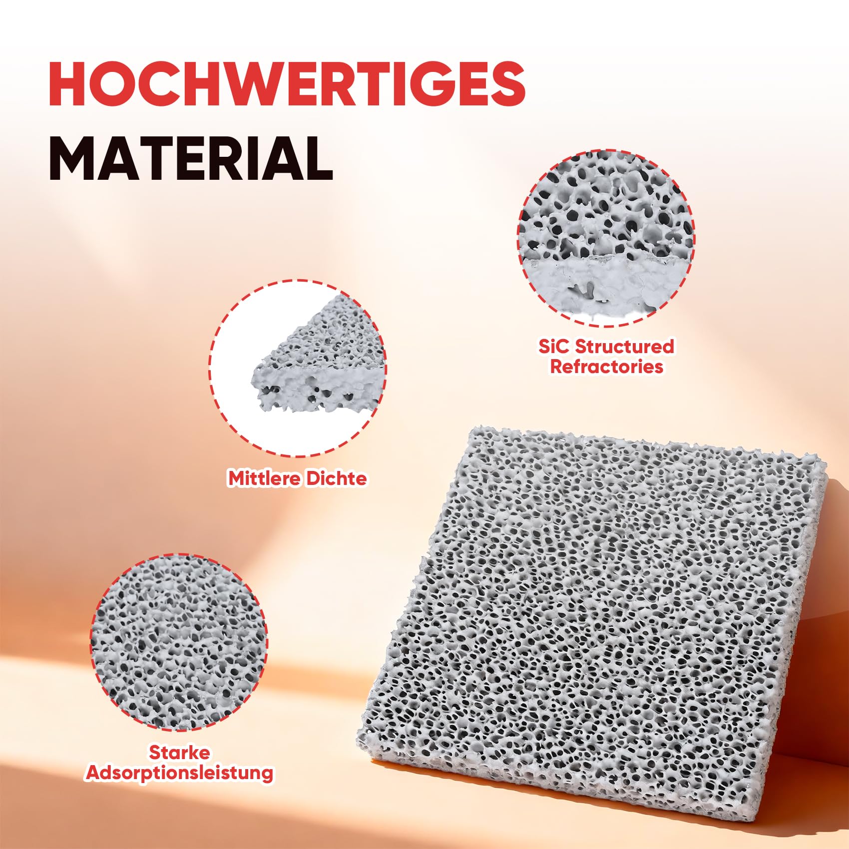 Lot de 2 filtres à poussière fine pour cheminées, 200 x 200 x 20 mm, compatibles avec les filtres Hark pour la rénovation des cheminées et poêles
