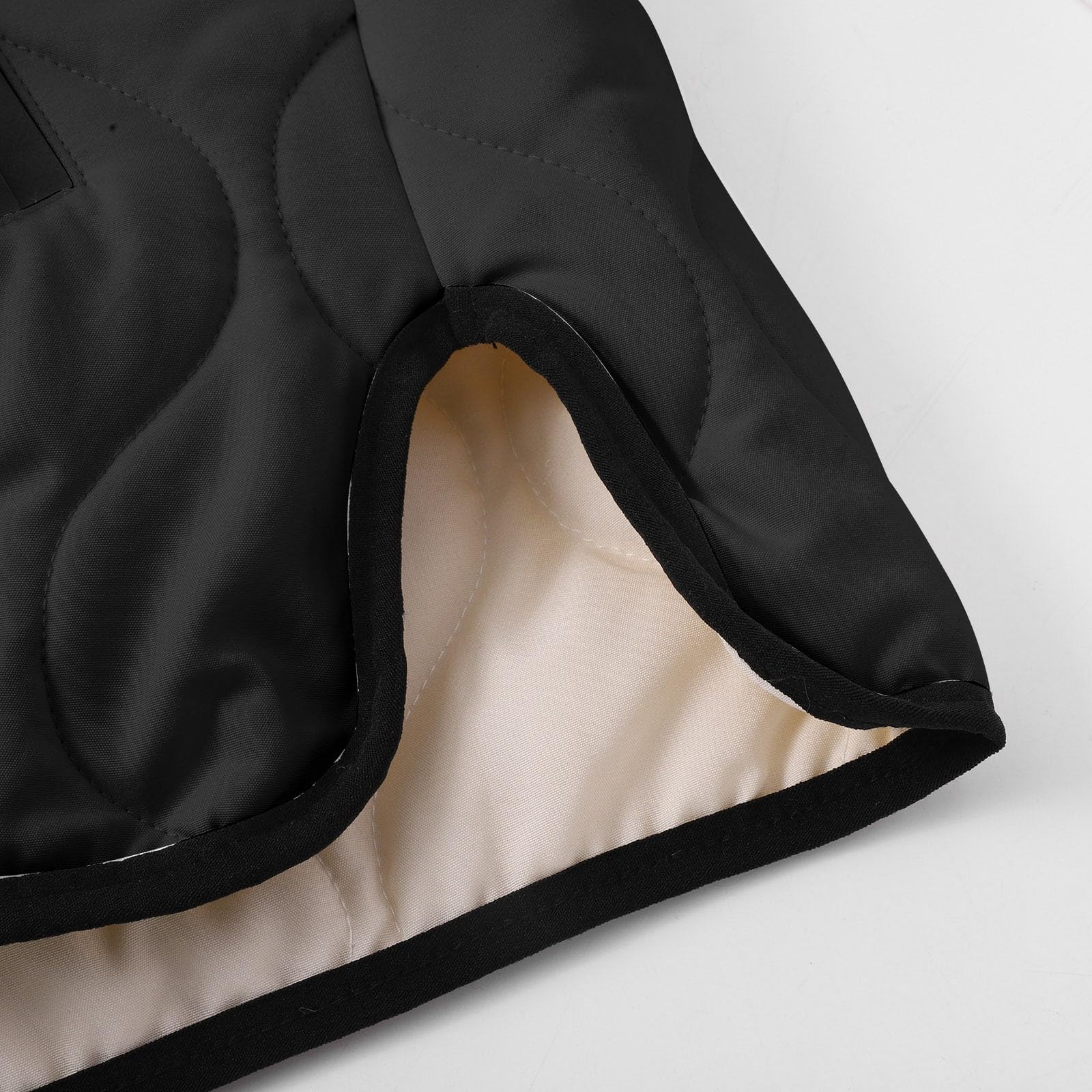Veste matelassée légère pour femme - Grandes tailles - Veste demi-saison avec fermeture éclair - Veste d'hiver chaude - Doudoune surdimensionnée - Col montant - Veste polaire - Couleur unie - Veste de