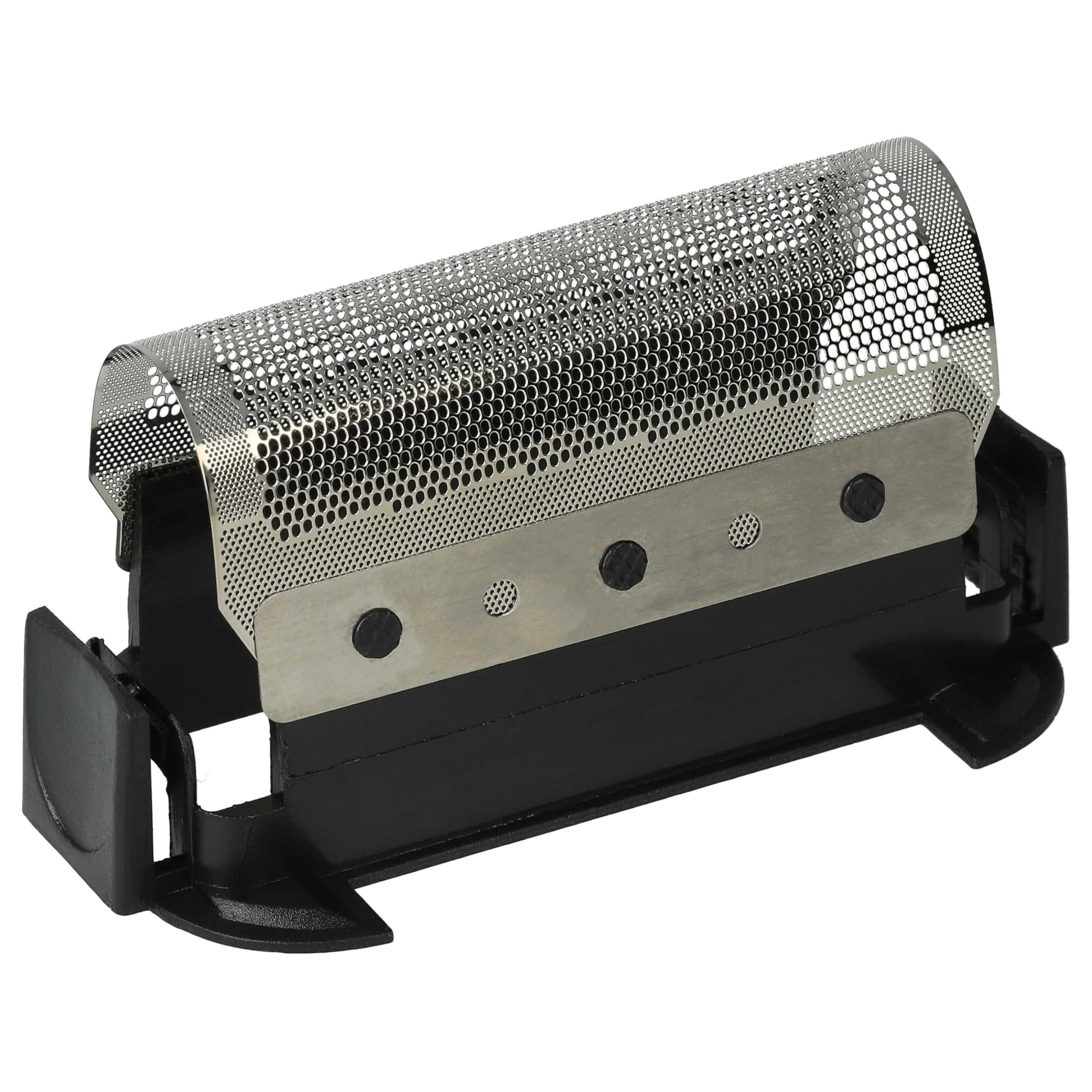 vhbw Scherfolie kompatibel mit Braun Micron 808 Elektrorasierer + Rahmen, schwarz/silber