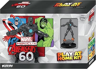 WizKids Marvel HeroClix: Avengers 60th Anniversary Play at Home Kit Iron Man