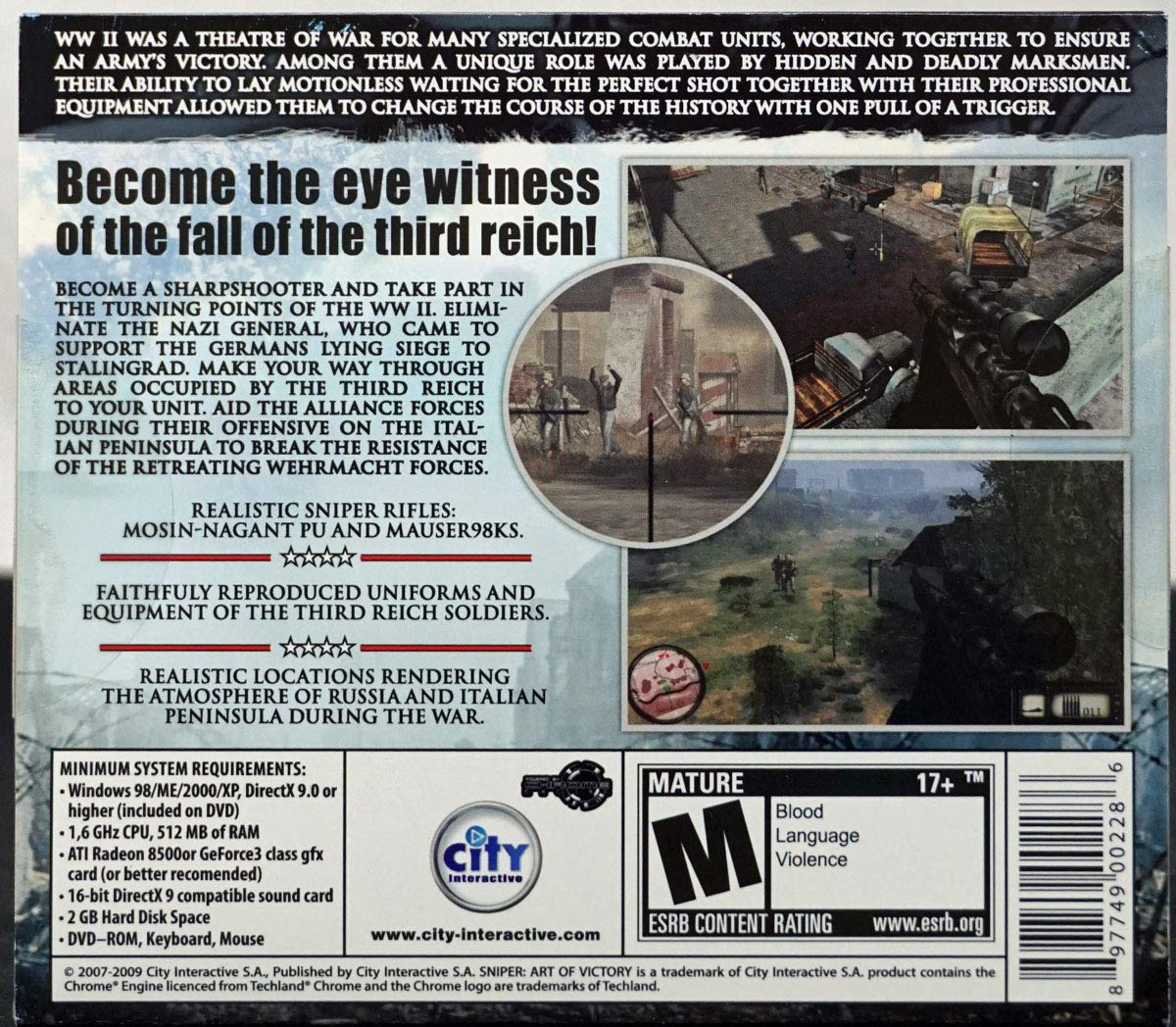 Amazon.com: Sniper: Art of Victory - PC : Video Games
