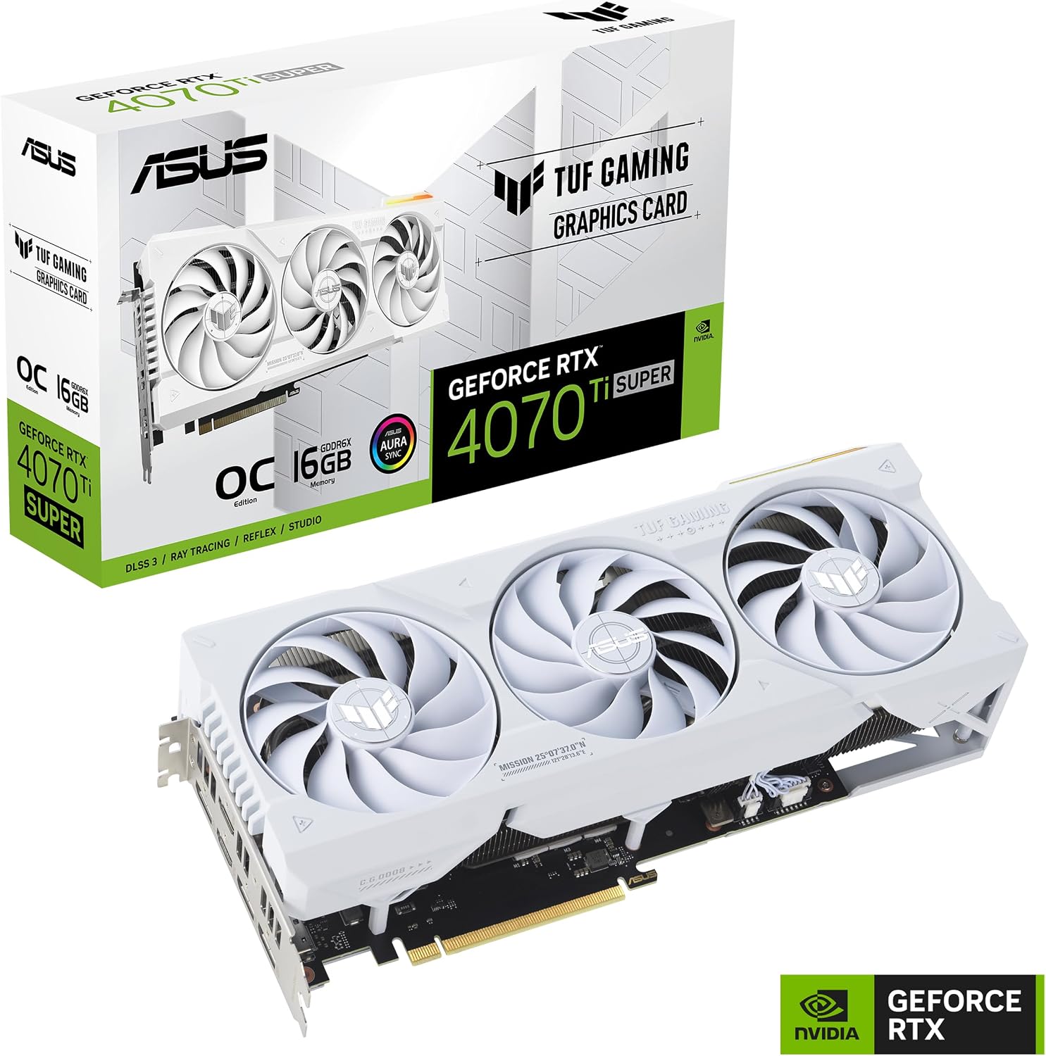 TUF Gaming NVIDIA GeForce RTX 4070 Ti SUPER BTF White OC Edition Scheda Video 16 GB GDDR6X - Scheda video - Immagine 9
