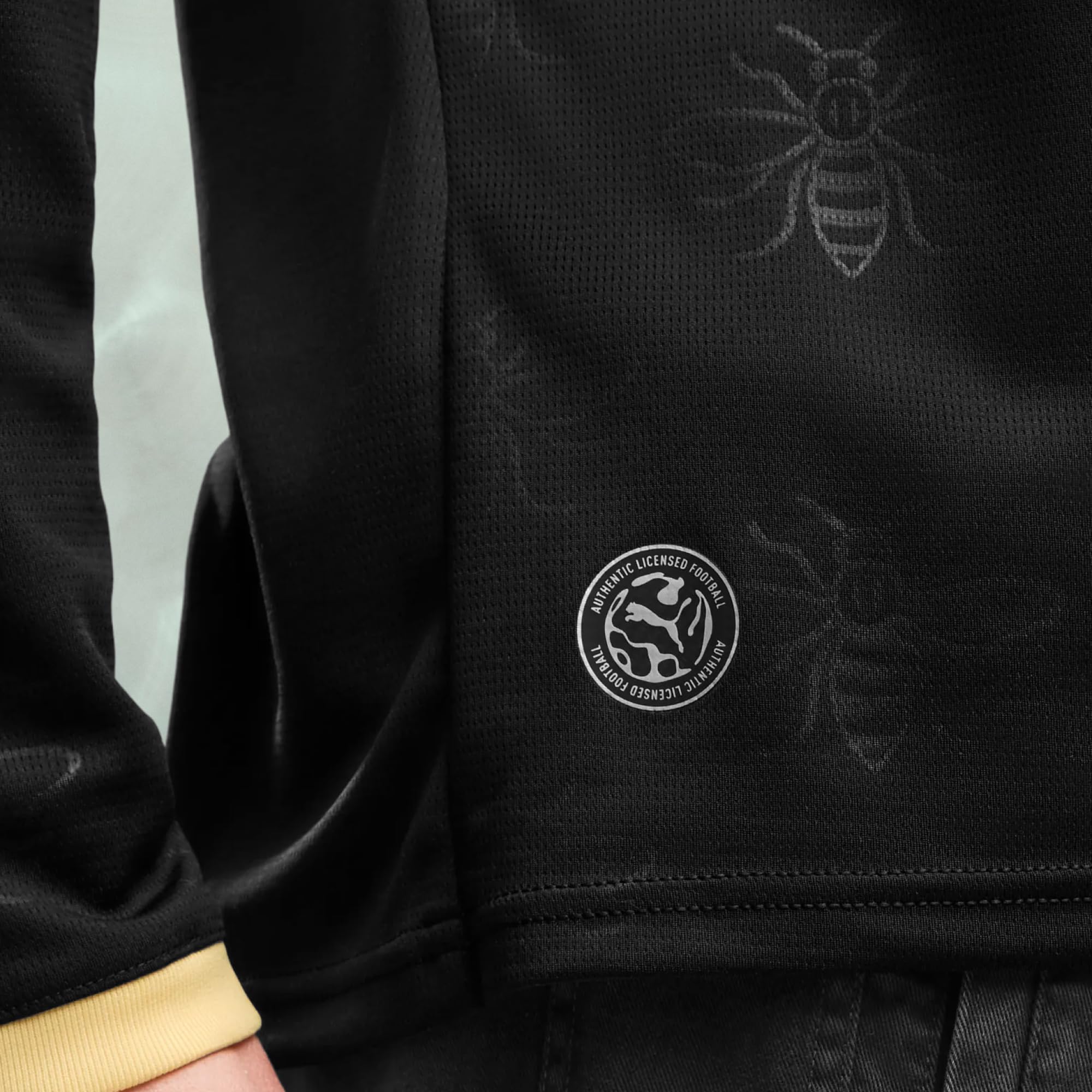 PUMA Męska koszulka wyjazdowa Manchester City 2026/27 z długim rękawem - czarna | Oficjalna replika koszulki piłkarskiej; normalne dopasowanie; dryCELL odprowadza wilgoć; oddychający materiał