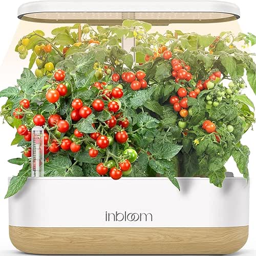 inbloom Hydroponics Growing System 12 Pods, Indoor Herb Garden with