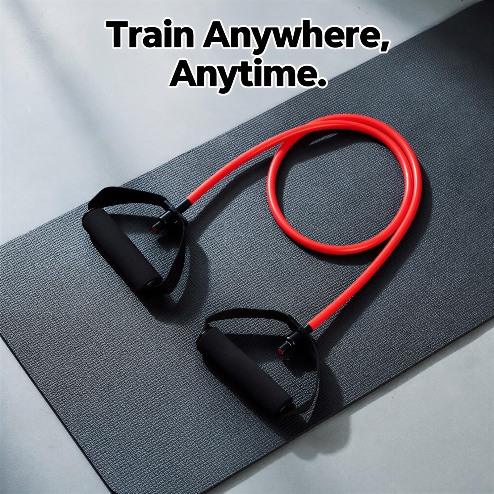 5er-Set Widerstandsbänder mit Griffen, 10–30 lbs (4,5–13,6 kg), stark elastische TPE-Übungsbänder, Tubes-Set für Home Gym, Fitness, Krafttraining, Muskelstraffung