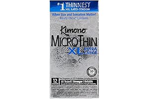 Kimono MicroThin XL: Ultra-Thin, Extra-Wide Condoms for Enhanced Sensitivity
