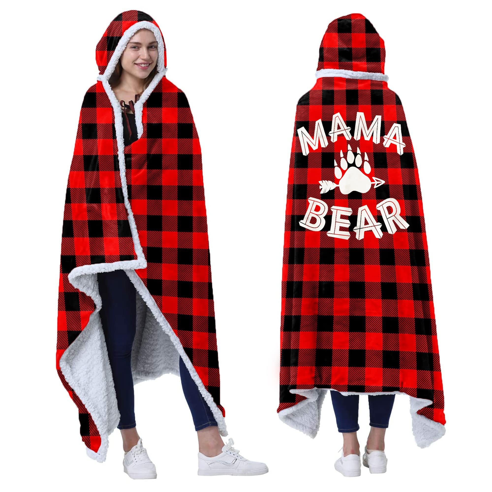 mothers day gifts Gifts for Mum Wearable Blanket Hoodie - Birthday Gifts for Mum from Daughter Son, Mum Gifts for- Wife Birthday Gift, Gifts for Wife from Husband, Decke Blanket Suitable for sofa beds