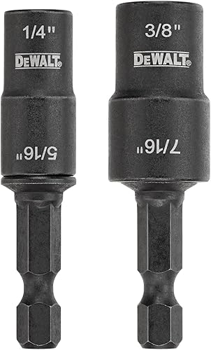 DEWALT Juego de destornilladores de tuercas, doble extremo, 2 piezas (DWADEND-2)