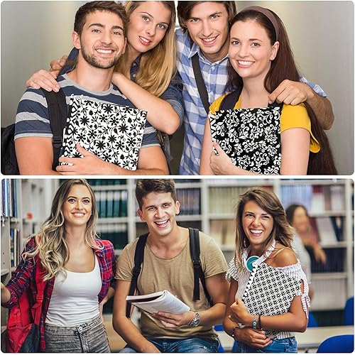 Miniatura 5 de 30 carpetas colgantes de mármol y geométrico con proceso de estampado de aluminio incluyendo pestañas ajustables e insertos tamaño carta organizador