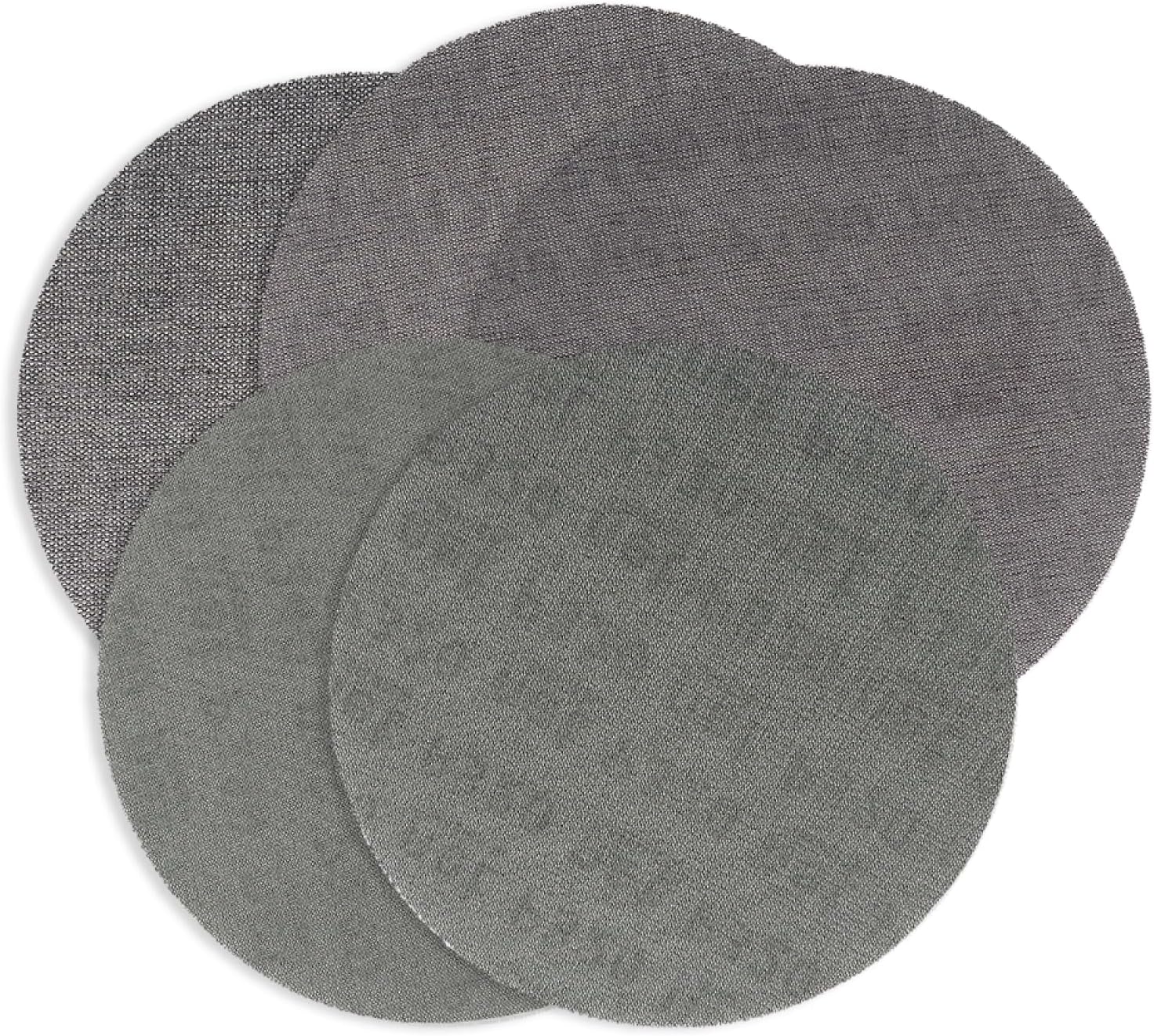 Mesh Sanding Discs 5PCS 6 Inch 150mm Mesh Dust-Free Anti-Blocking Hook&Loop Round Abrasive Sandpaper 80-800 Grit(Grit 400)