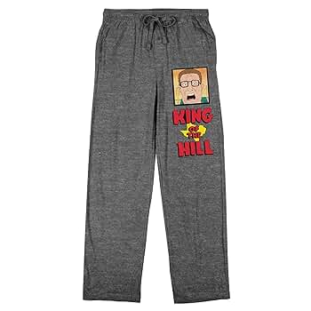 Amazon.com: King Of The Hill Hank Hill & Logo Men's Gray