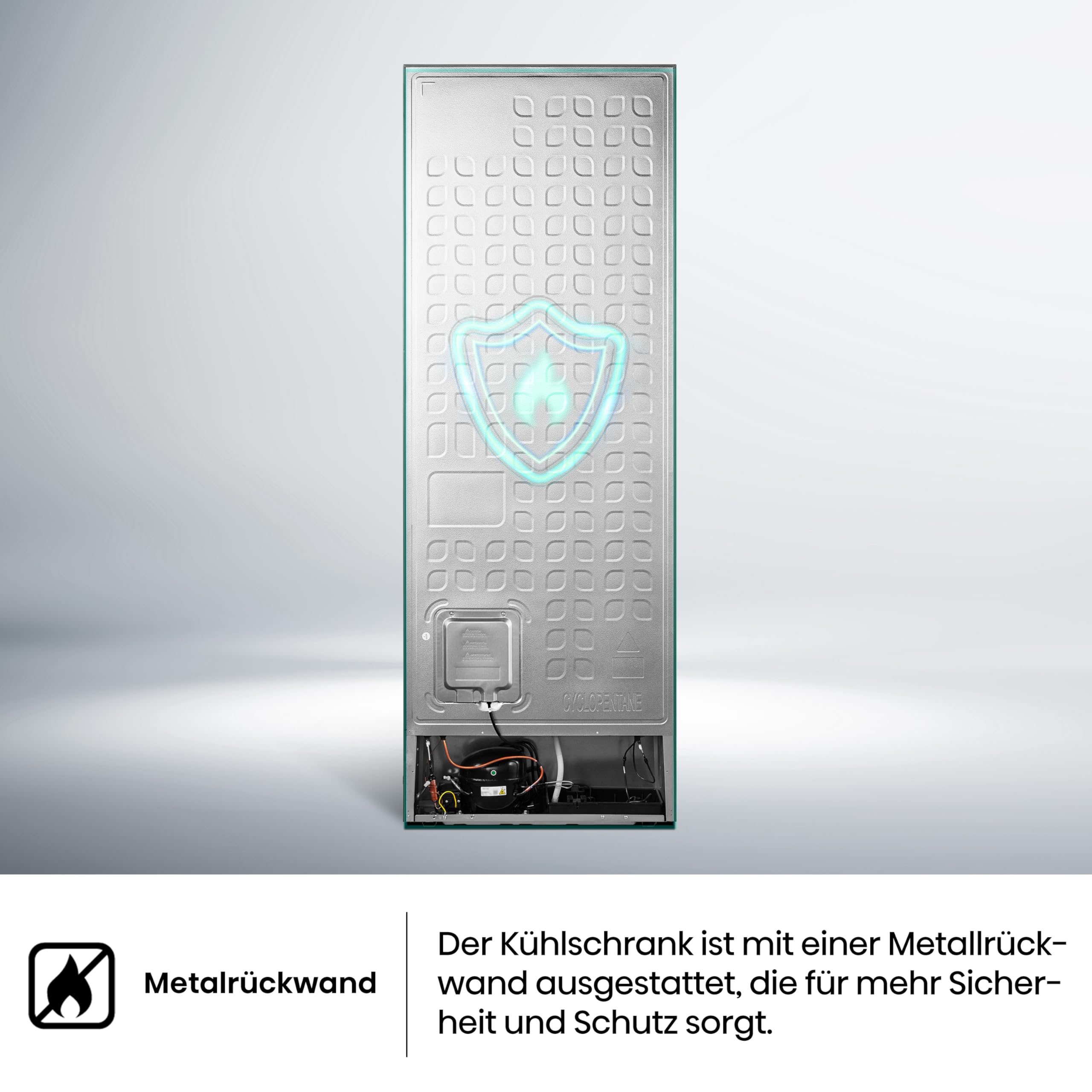 Hisense FV245N4AW2 Gefrierschrank TotalNoFrost SuperFreeze 194 l 41 dB 219 kWh Inox-Look Weiß
