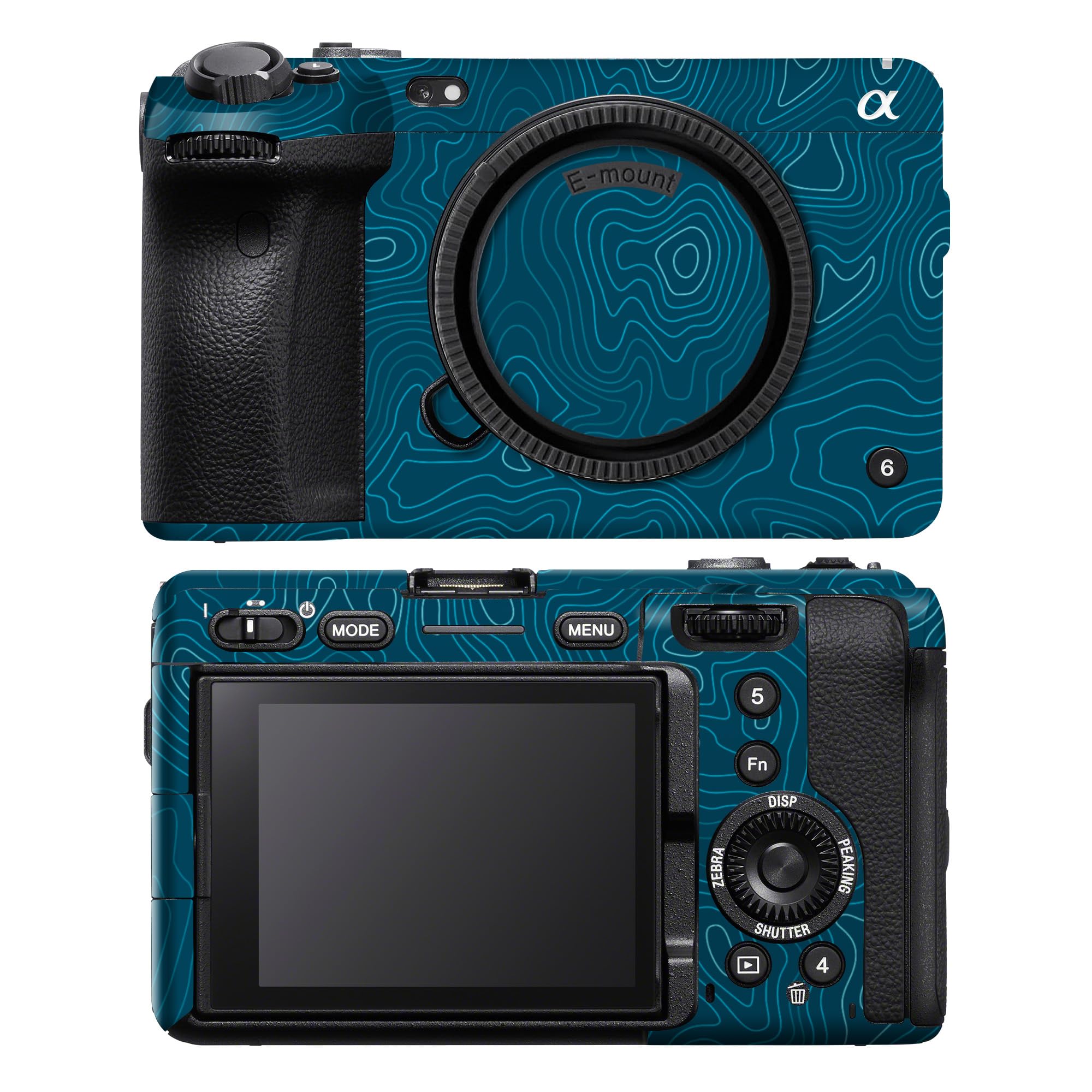 Capes India Camera Skin Cover Compatible with Sony FX3 | Anti Scratch | Protective Film (Design - Aqua)-image-29