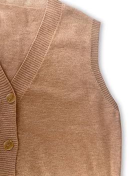 メンズウェア EMBLEM V-NECK KNIT VEST - BROWN Men's Chicago White Sox PLEASURES Brown Knit V-Neck Pullover