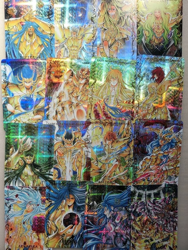 Amazon.co.jp: 聖闘士星矢 黄金聖闘士 カード 16枚 キラ シャカ