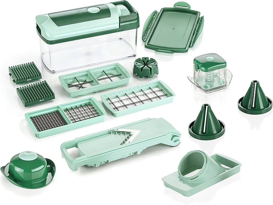 Amazon.com: Genius Nicer Dicer Fusion, 16 Pieces, Kiwi, 000: Home