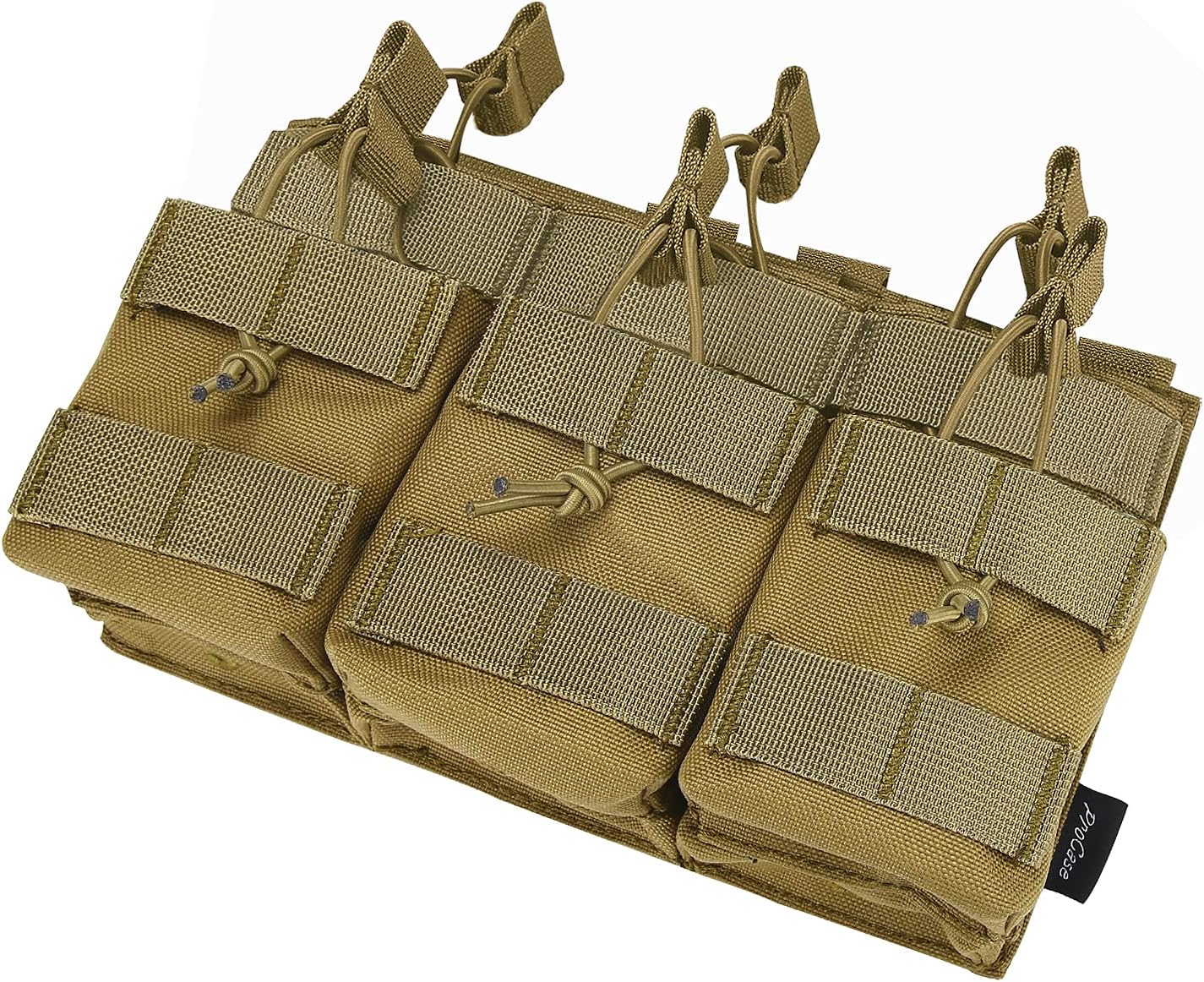 ProCase 6 Pouch Magazine Holder for Rifle, Open-Top Triple Tactical Stacker Mag Pouch
