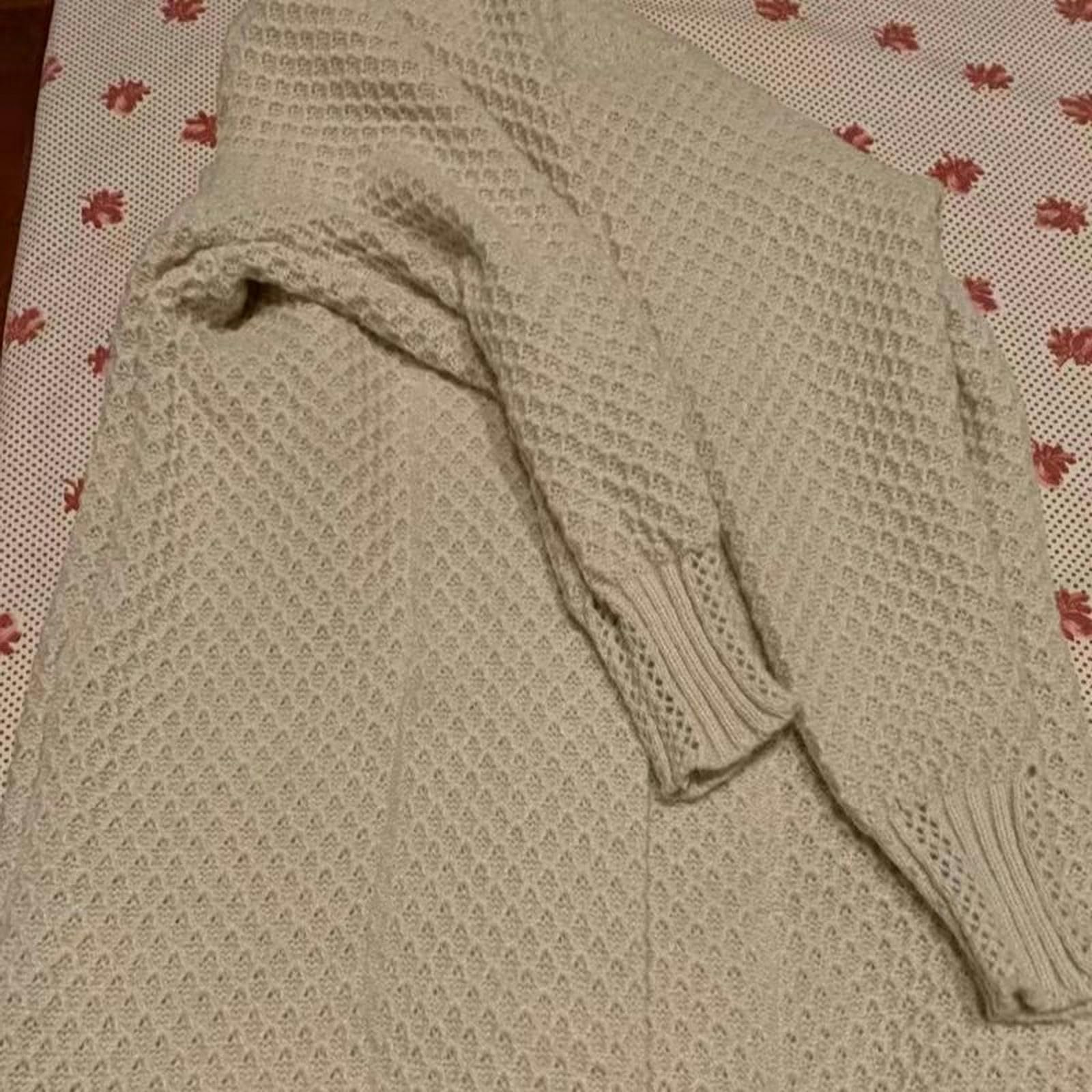 TEidea Rebeca Mujer Verano Cárdigan De Punto Elegante De Gran Tamaño: Abrigos De Manga Larga para Mujer - Tops Sueltos Casuales para El Invierno