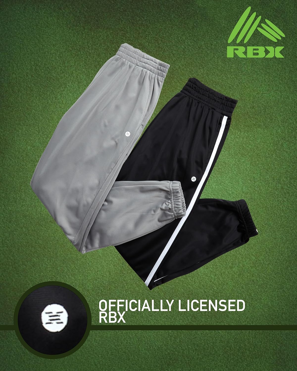 RBX Boys Sweatpants - 4 Pack Performance Tricot Boys Joggers with Elastic Waist & Pockets - Soft Stretch Kids Athletic Pants - Image 6