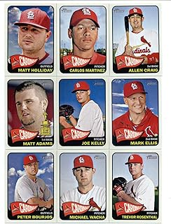 2014 Topps Heritage Baseball Cards St. Louis Cardinals 20 Card Team Set (Sealed)