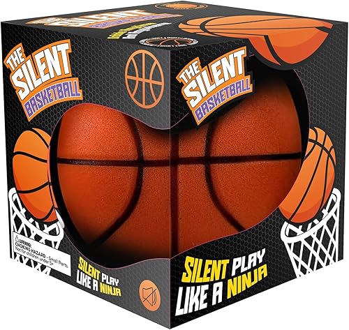 Pelidox Silent Basketball Size 7 (9.43") – Not Vacuum Shipped - 2025 Upgraded Airless Soft Foam Ball Soundless for Quiet Dribbling and Indoor Training – Real Feel Higher Bounce No Noise