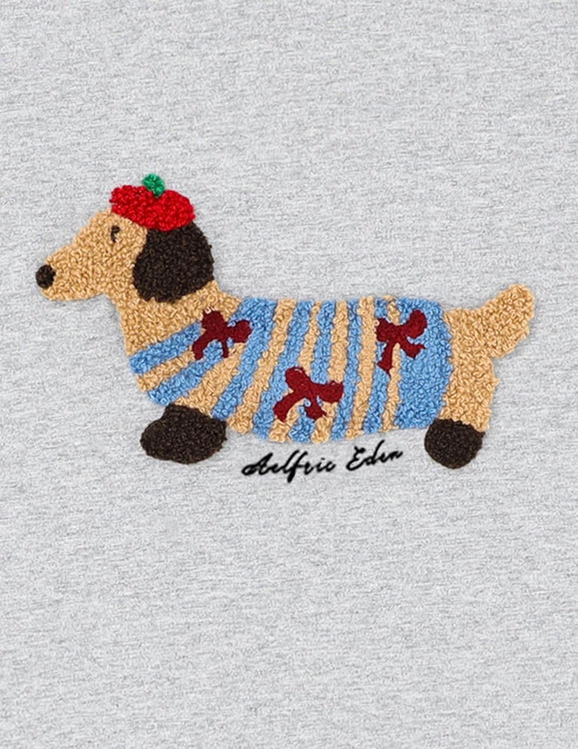 Aelfric Eden Mens Oversized Graphic Tees Dog Embroidery Casual Women Tshirts Short Sleeve Top Cotton Cute Tee Shirt - Image 4